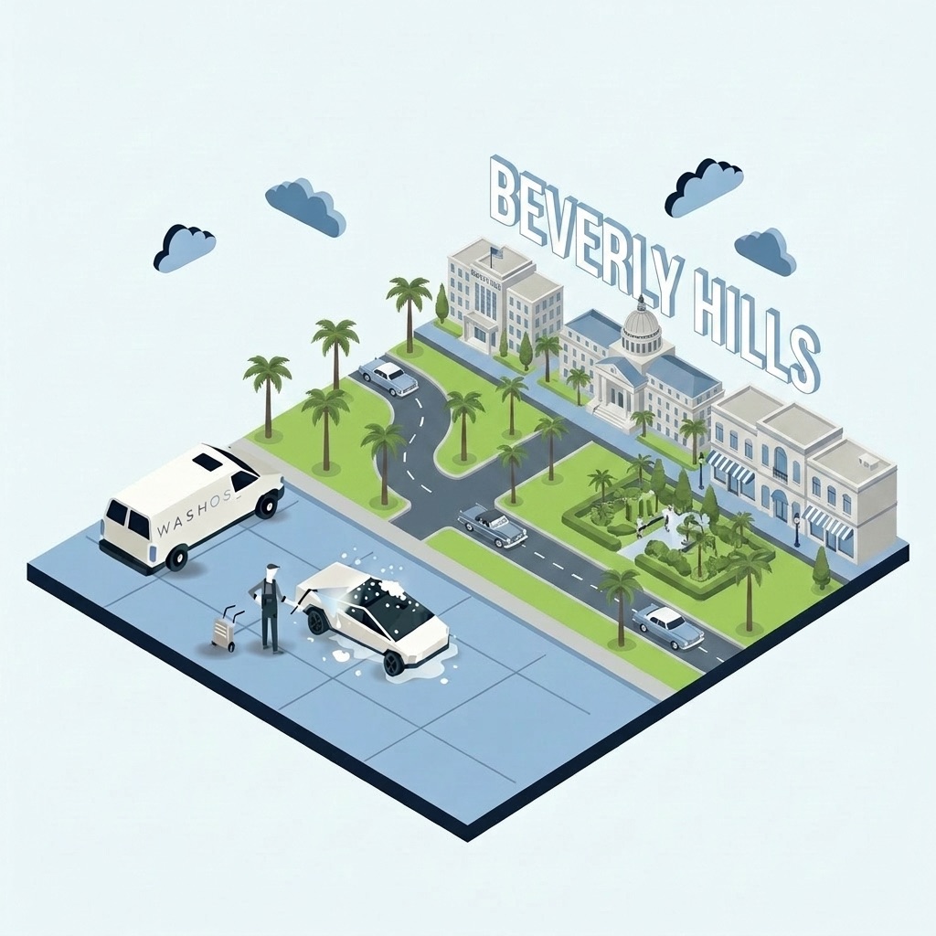 Mobile car detailing service at home in Beverly Hills
