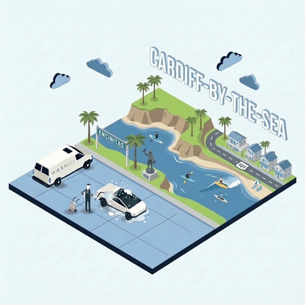 Mobile car detailing service at home in Cardiff-by-the-Sea