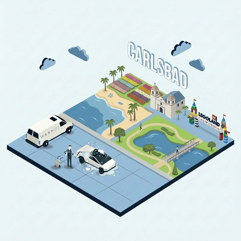 Mobile car detailing service at home in Carlsbad