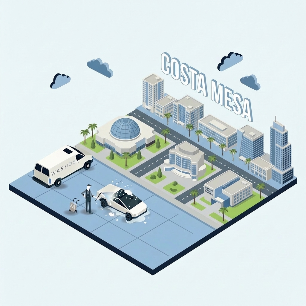 Mobile car detailing service at home in Costa Mesa