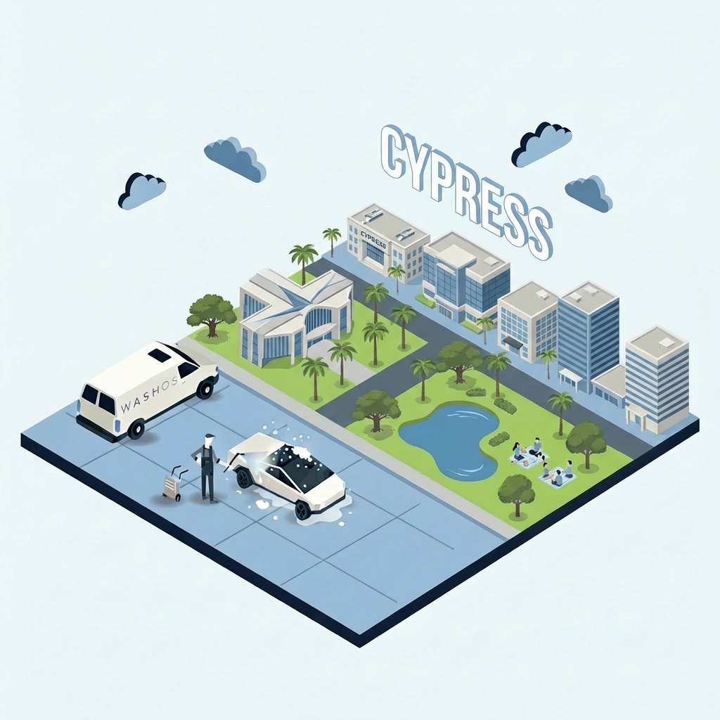 Mobile car detailing service at home in Cypress