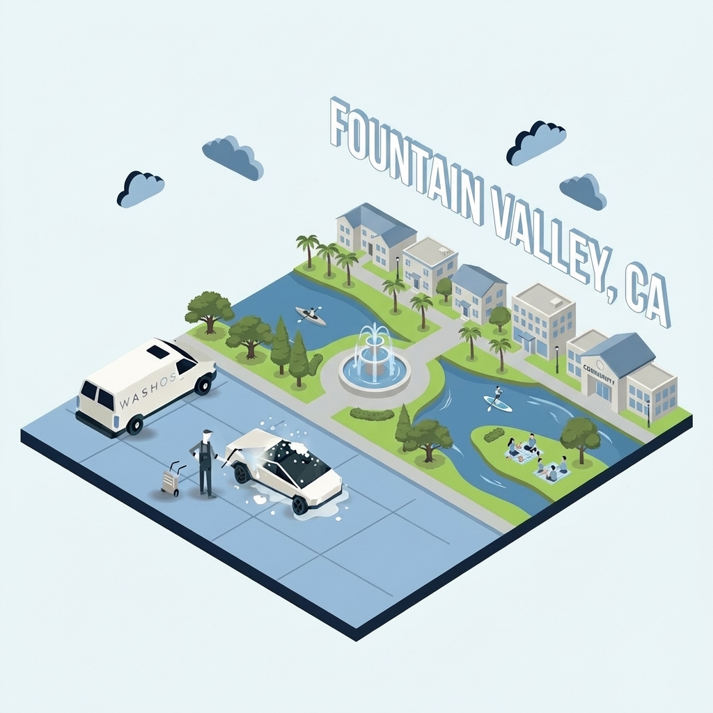 Mobile car detailing service at home in Fountain Valley