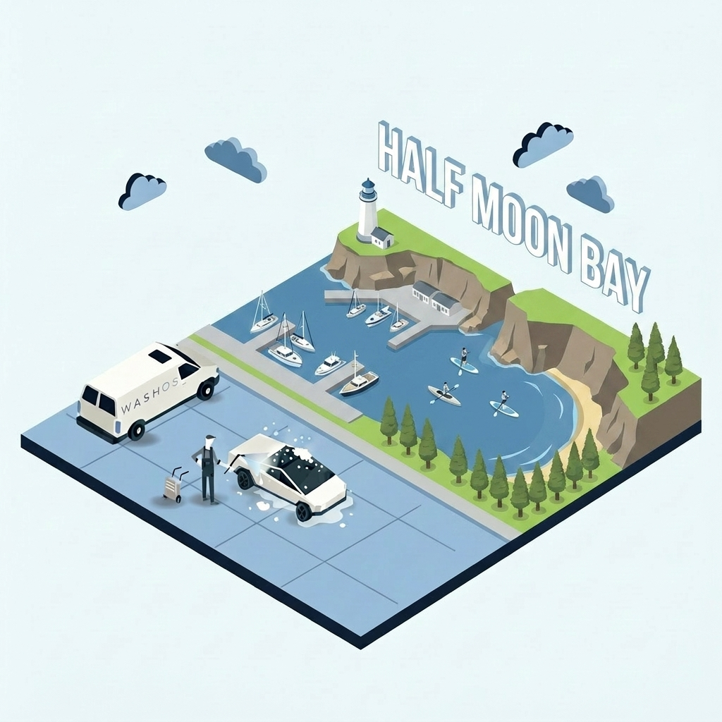 Mobile car detailing service at home in Half Moon Bay