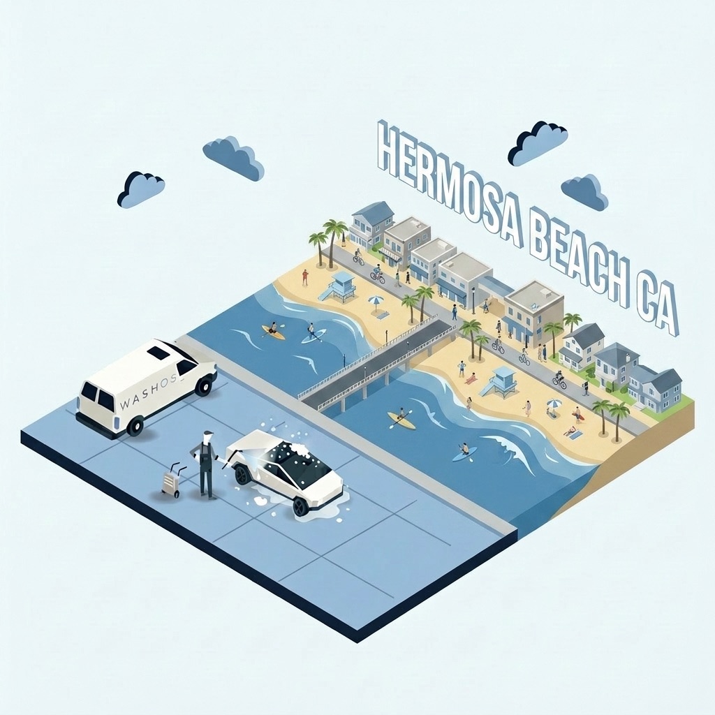 Mobile car detailing service at home in Hermosa Beach