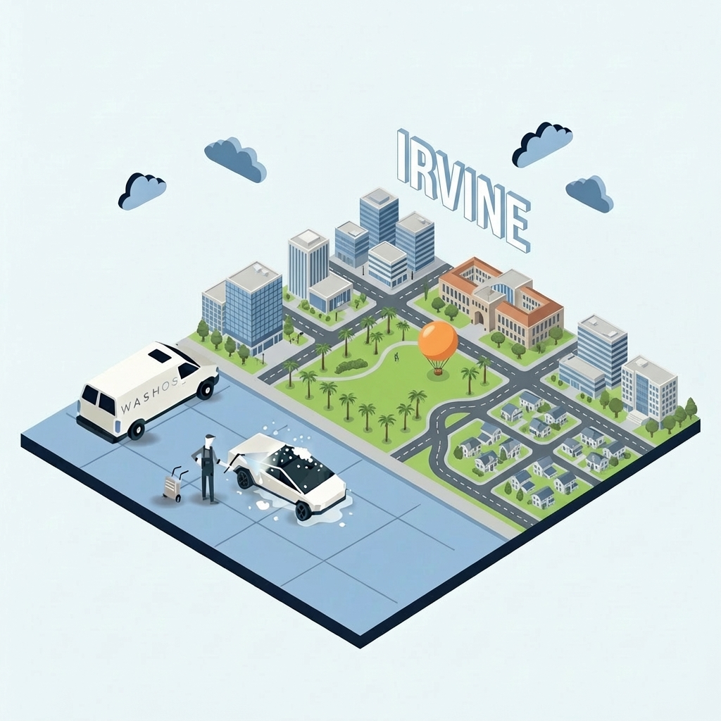 Mobile car detailing service at home in Irvine