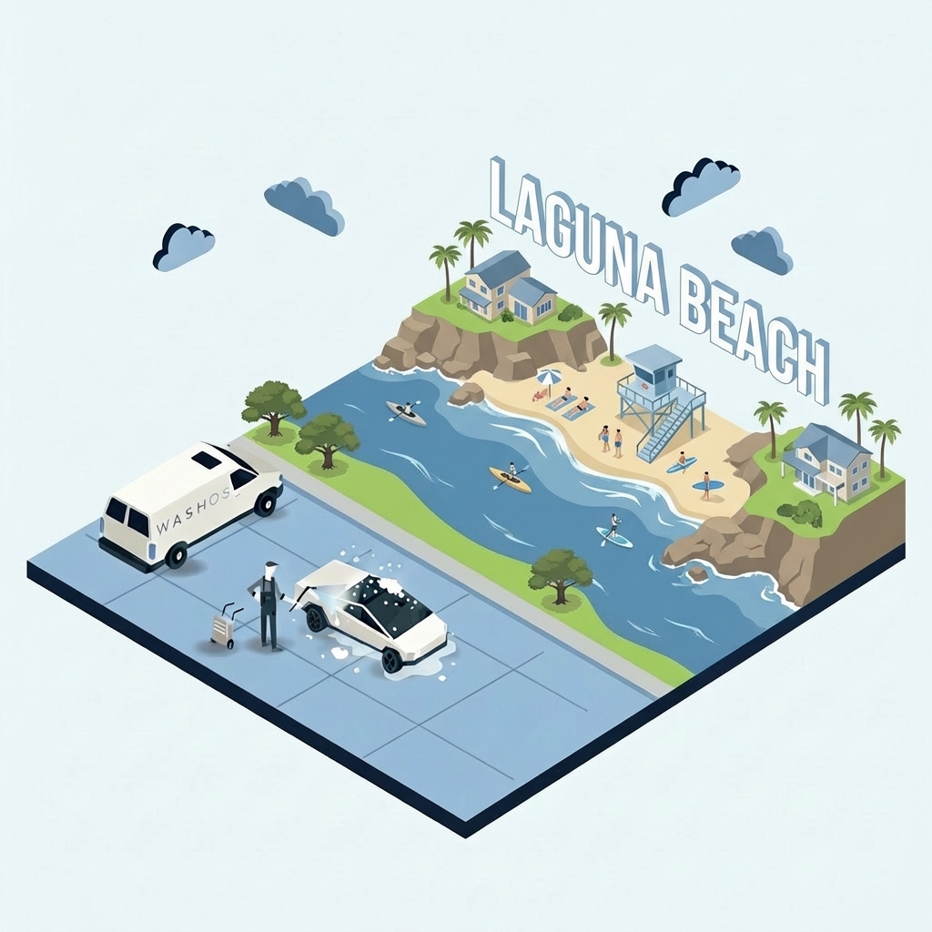 Mobile car detailing service at home in Laguna Beach