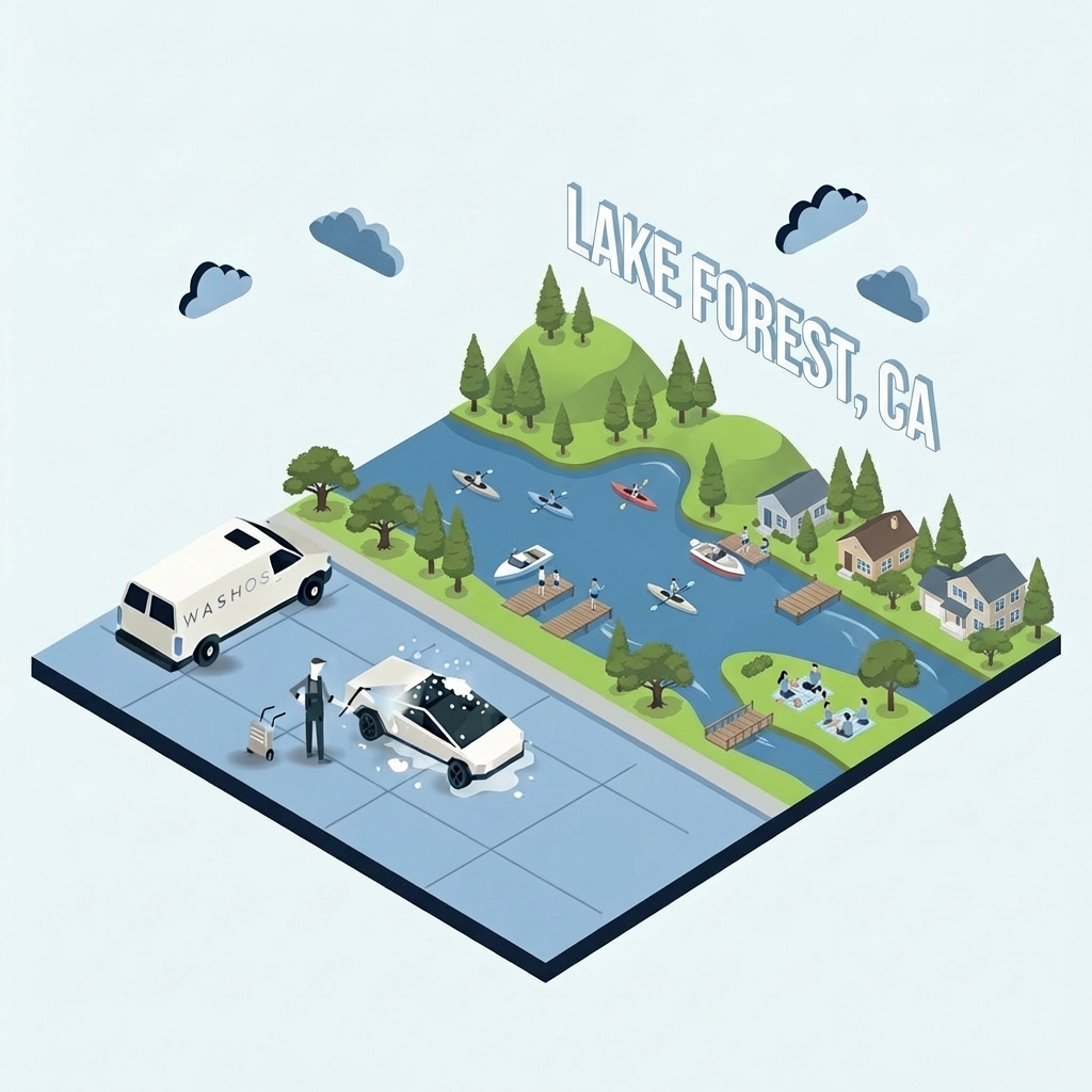 Mobile car detailing service at home in Lake Forest