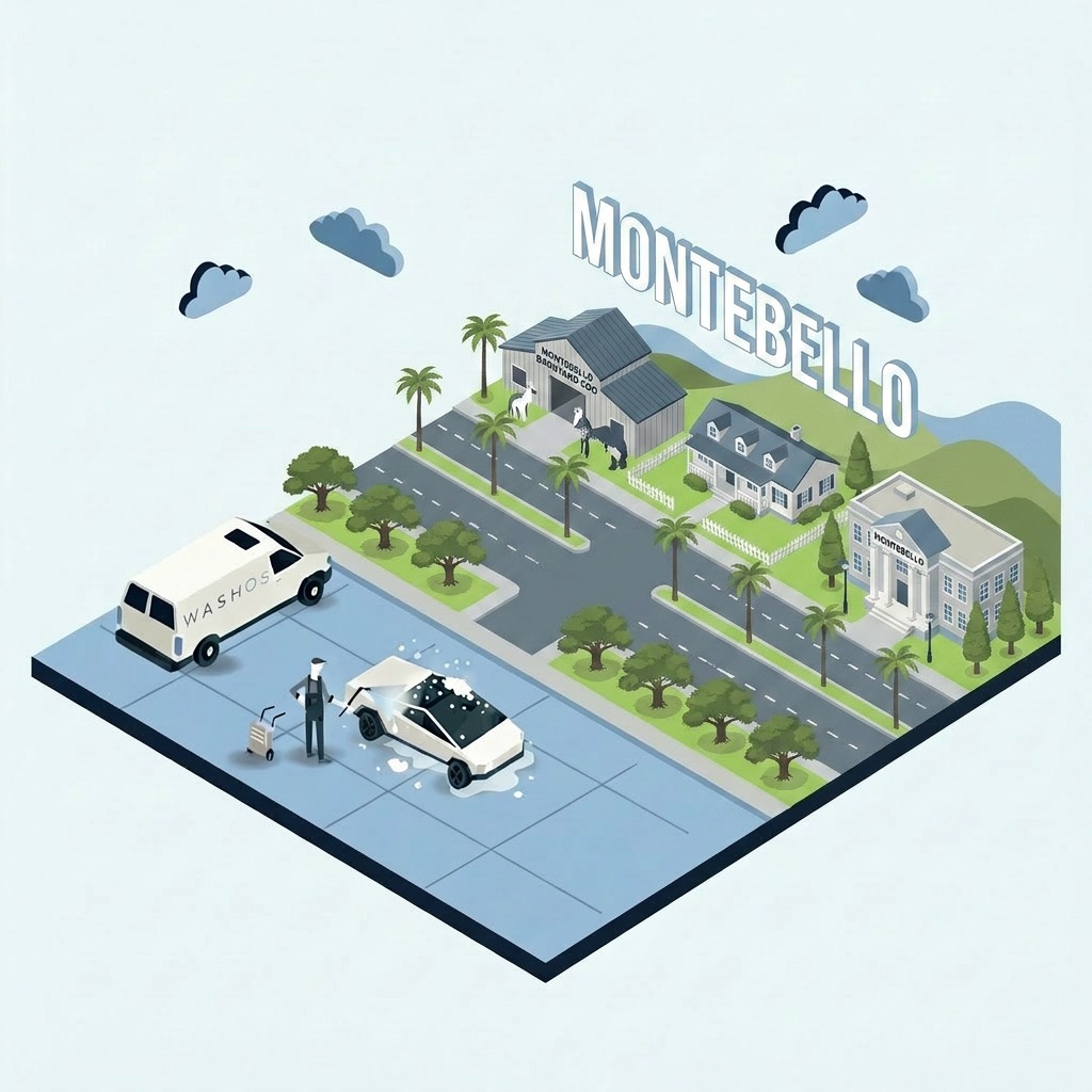 Mobile car detailing service at home in Montebello