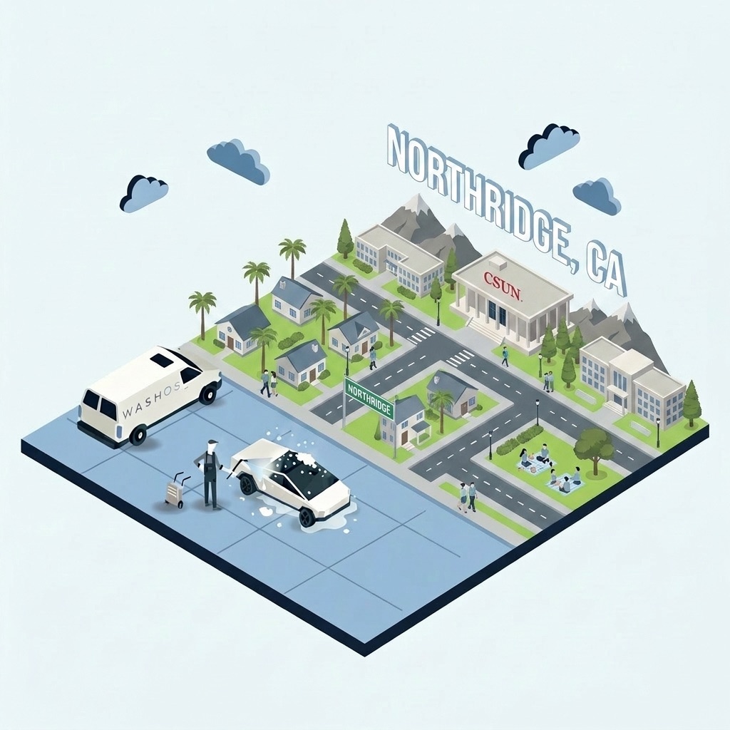 Mobile car detailing service at home in Northridge