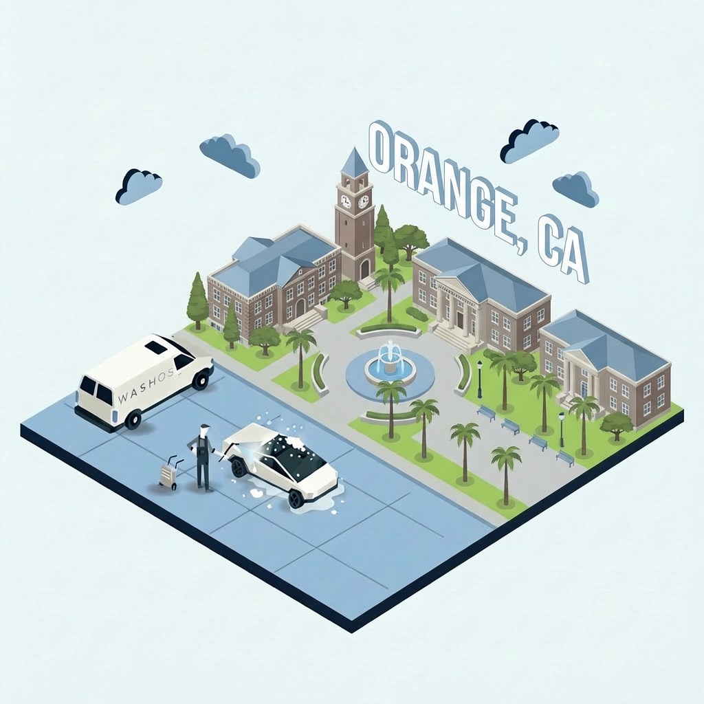 Mobile car detailing service at home in Orange
