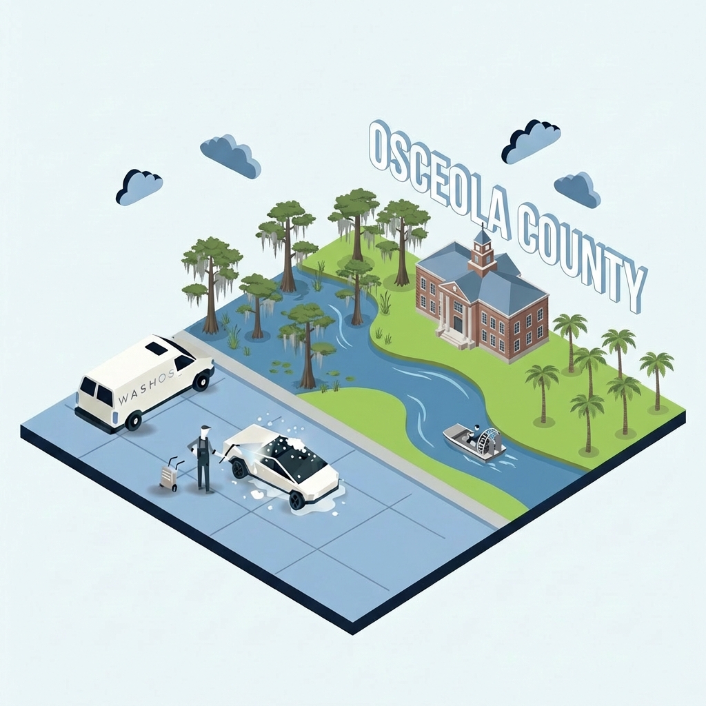 Mobile car detailing service at home in Osceola County