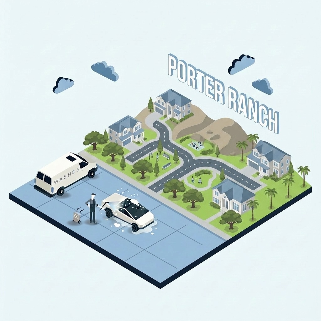 Mobile car detailing service at home in Porter Ranch