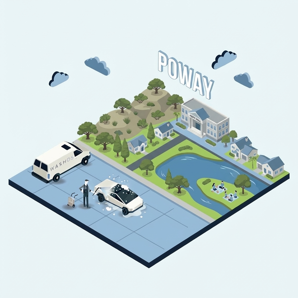 Mobile car detailing service at home in Poway