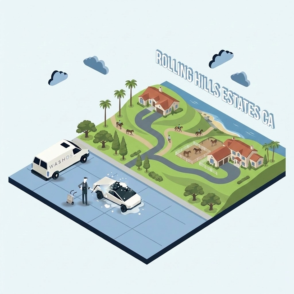 Mobile car detailing service at home in Rolling Hills Estates