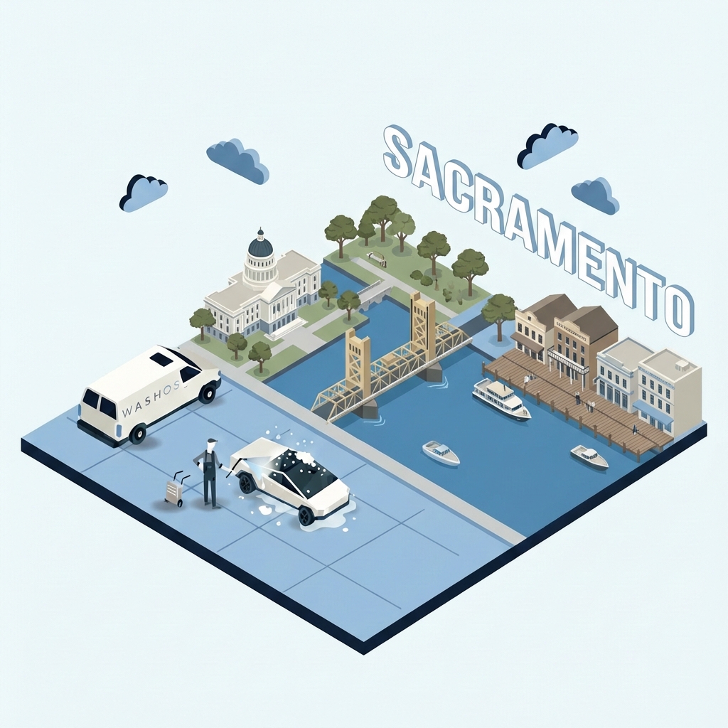 Mobile car detailing service at home in Sacramento County