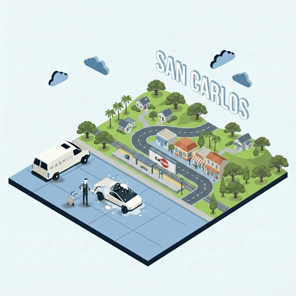 Mobile car detailing service at home in San Carlos