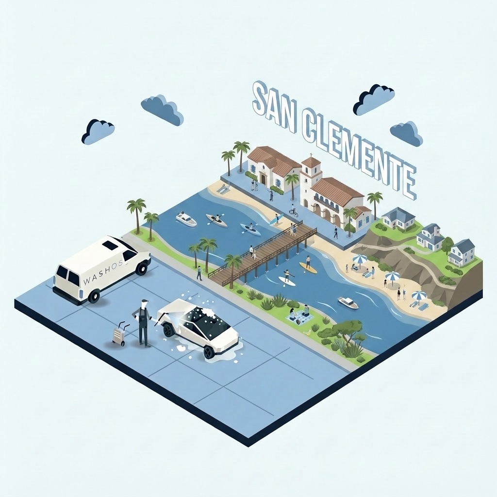 Mobile car detailing service at home in San Clemente