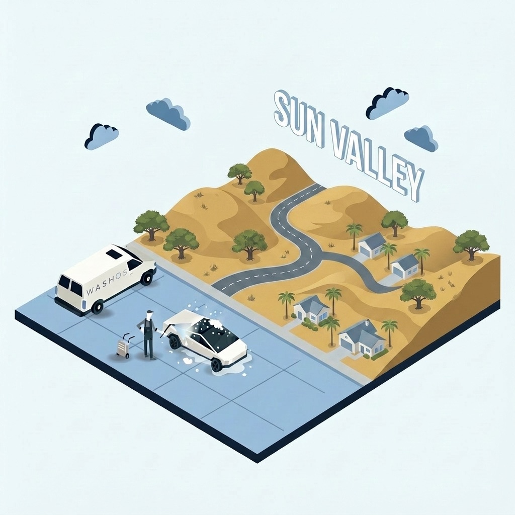 Mobile car detailing service at home in Sun Valley