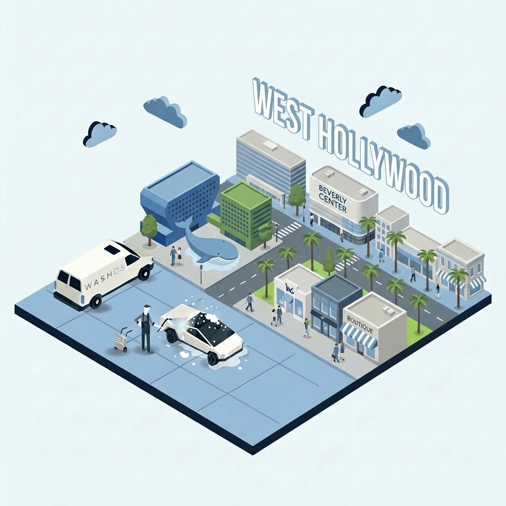 Mobile car detailing service at home in West Hollywood