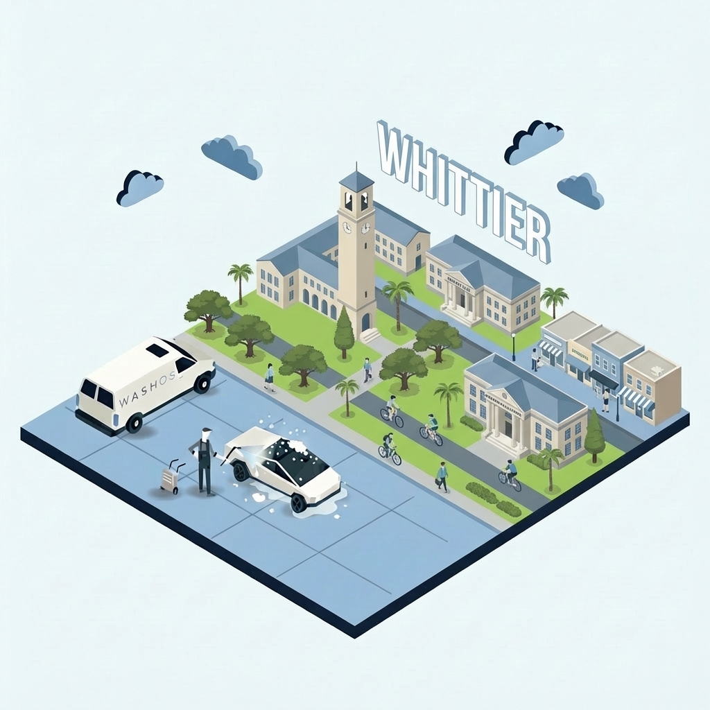 Mobile car detailing service at home in Whittier