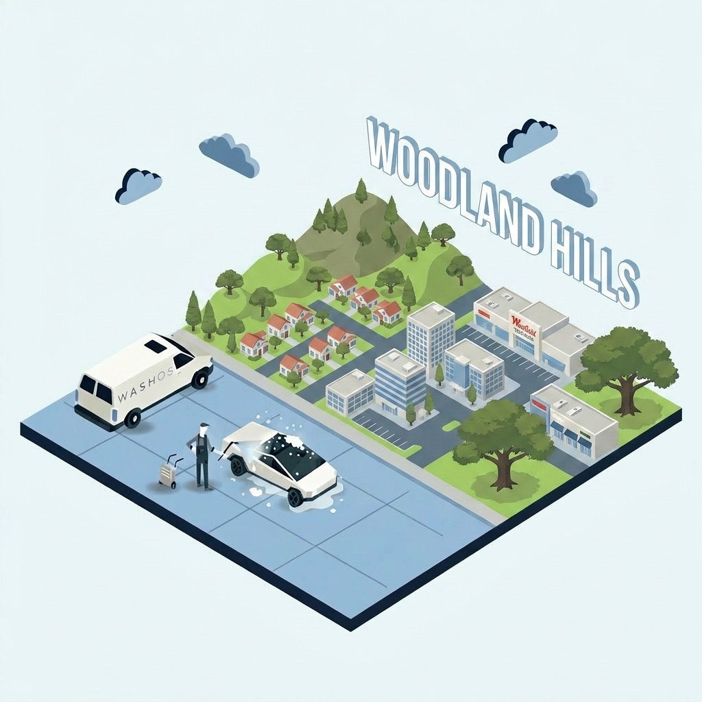 Mobile car detailing service at home in Woodland Hills